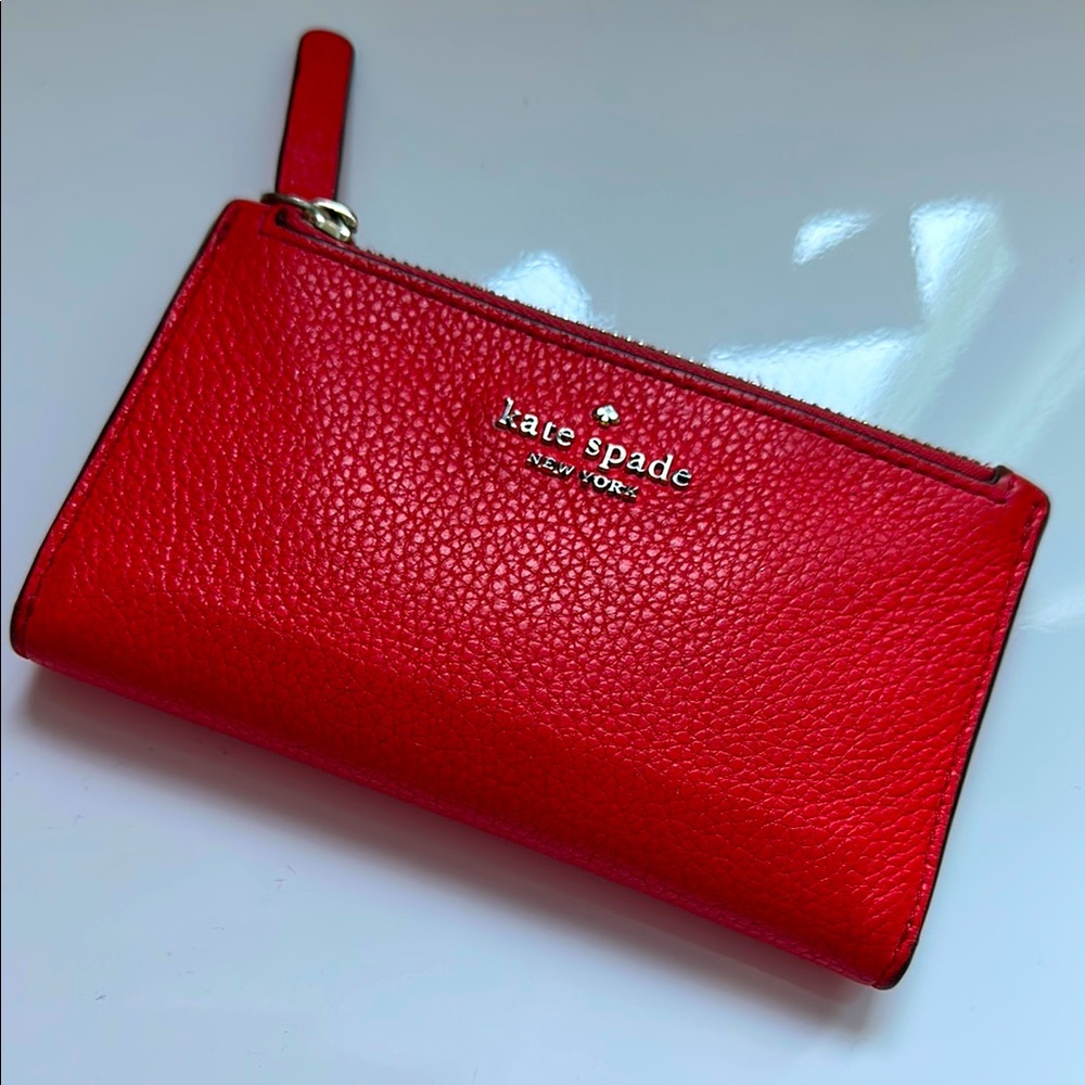 Kate Spade Red Leather Wallet
